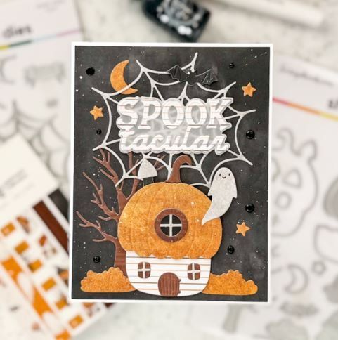 Sciablone: Scrapbook.com  Stanzschablone ** Spooktacular ** – Nuovo e nell'imballaggio originale da Rubigen venduto da rofi100 6
