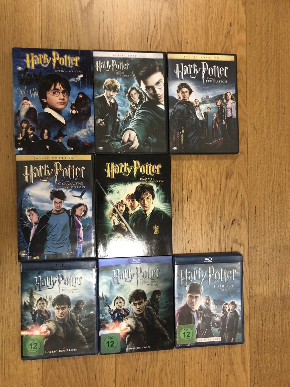 Tutti i DVDs: Harry Potter 5 DVDs & 3 Blue-Ray – Usato da Jona venduto da mars100