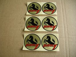Pony Abziehbilder, Kleber, Mofa, Moped, Sachs