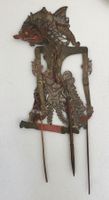 Javanische Schattenspielfigur Wayang Kulit um 1900