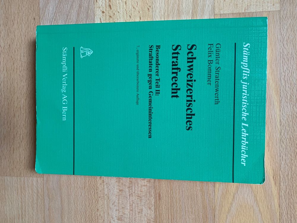 Strafrecht, Besonderer Teil II | Kaufen auf Ricardo