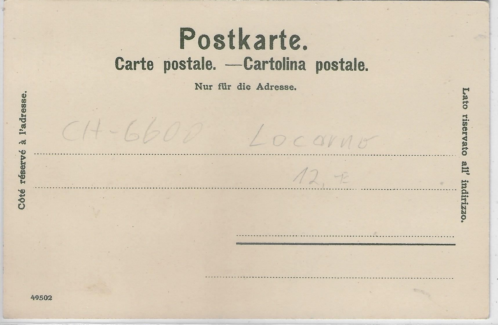 Arts picturaux & lithographies: Locarno - San Vittore - Litho – Antique à Ettingen par Kartenplanet 1