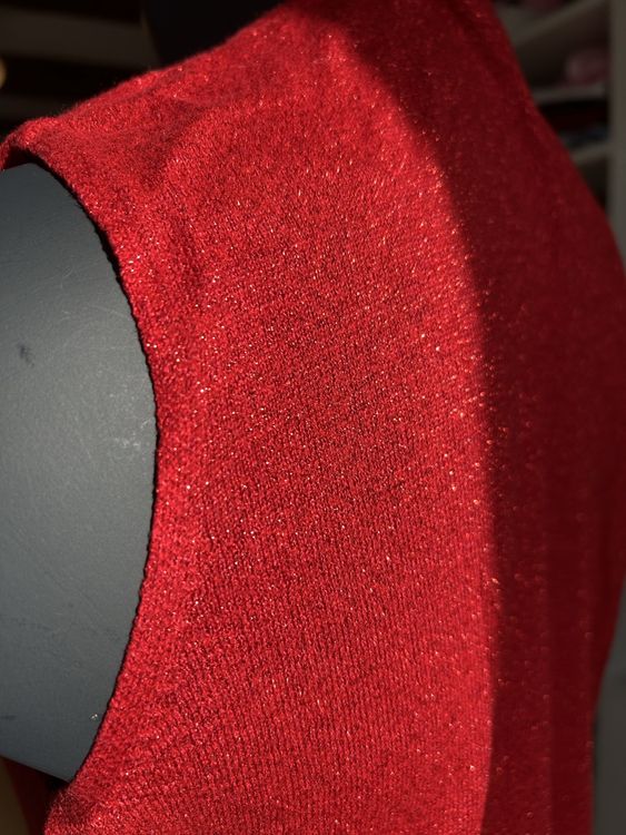 Top Rouge à Paillettes Morgan - Taille M, Neuf Sans étiquettes