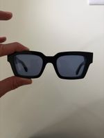 Off White Sonnenbrille OMWH018R21MET001 Schwarz