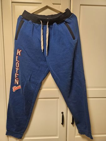 Eishockey Jogginghose Kloten Flyers blau Grösse S