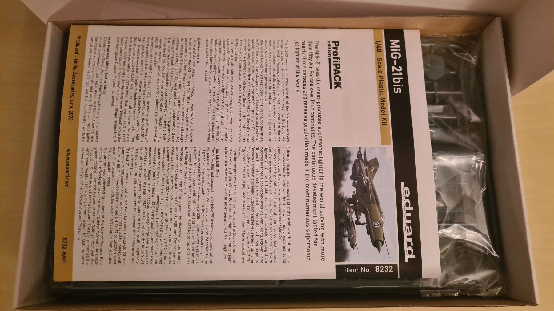Kit di modellismo & Modellini statici: 1:48 MiG-21 bis ProfiPack - Eduard 8232 – Nuovo (secondo la descrizione) da Bassersdorf venduto da jackbmw 6