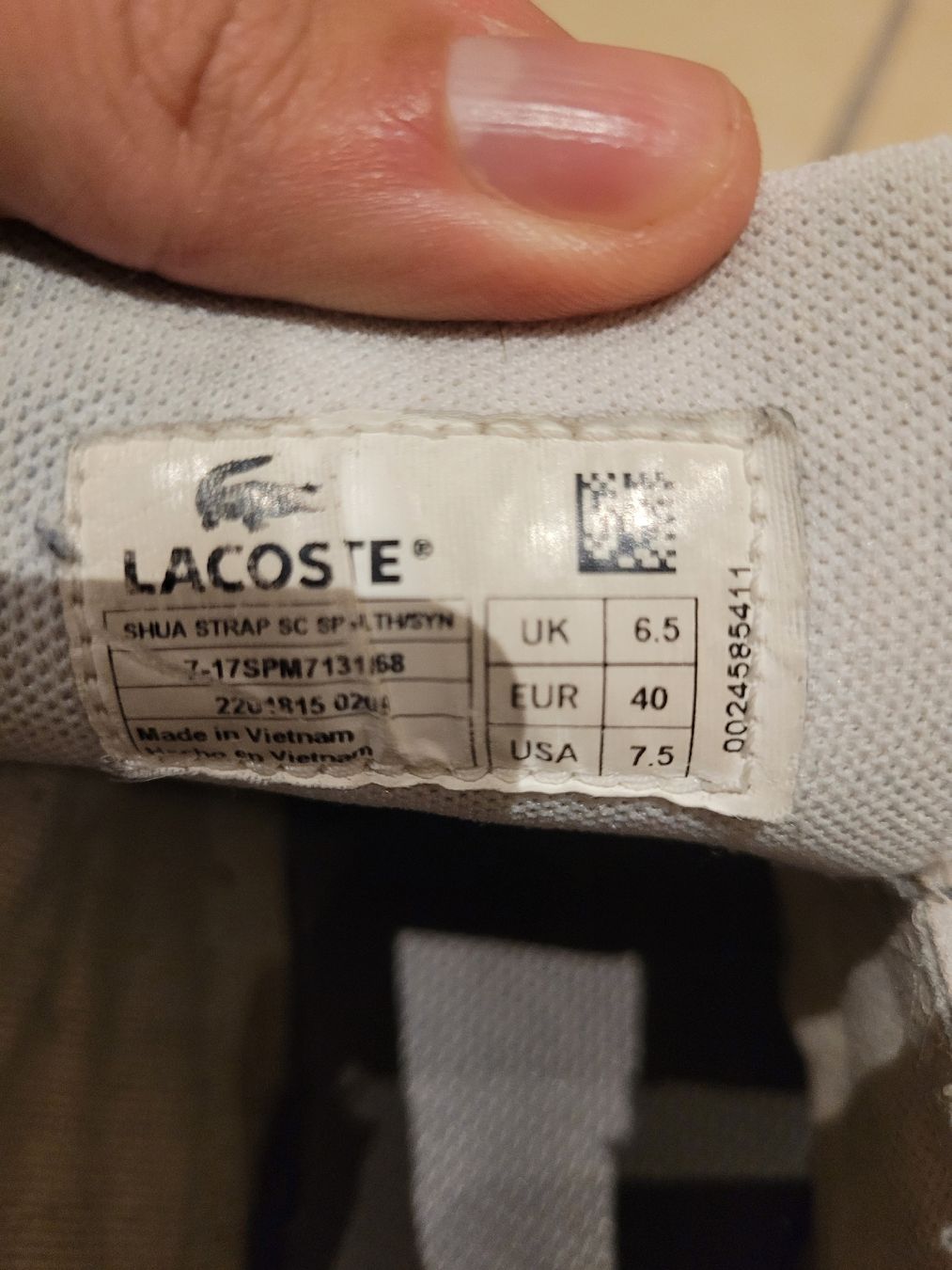 Lacoste Scarpe da uomo: Lacoste nr.40 – Usato da Courtaman venduto da Bluejazz 4