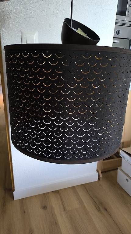 Ikea Paralumi: IKEA NYMÖ Pendelleuchte / Lampenschirm schwarz – Usato da Nebikon venduto da amanda_bocc
