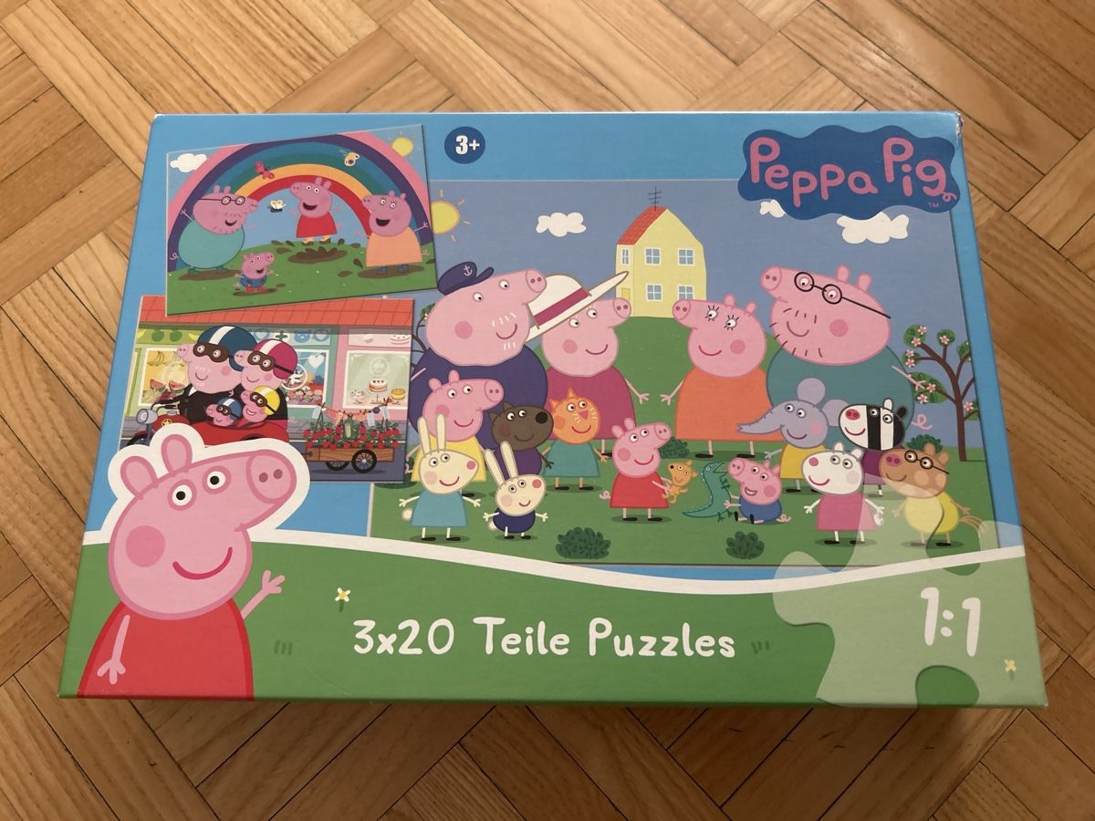 Puzzles: Peppa Pig 3x20 Teile Puzzles – D'occasion à Urdorf par 2msa2 1
