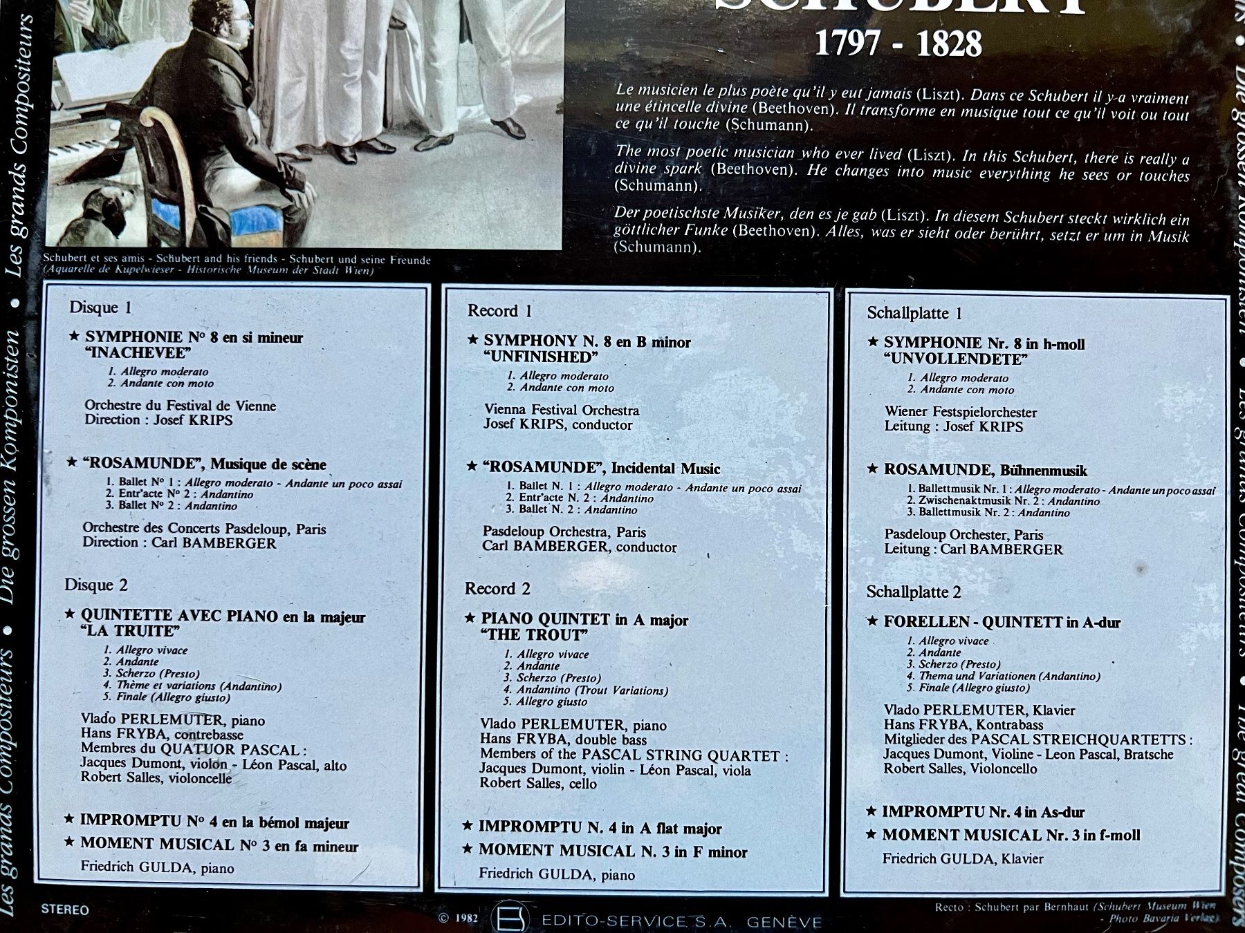 Dischi in vinile: 7 LPs NEU & ORGV. Les Grands Compositeurs     BACH BEETHOVEN – Nuovo e nell'imballaggio originale da Unterseen venduto da vinylmore 2
