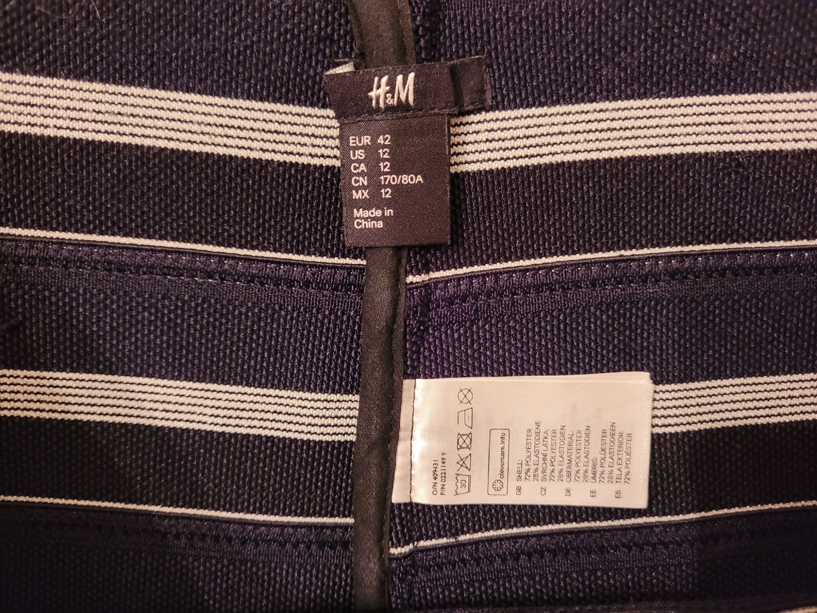 H&M Gonne: gestreifter Minirock – Usato da Triesen venduto da stephanieschurti 5