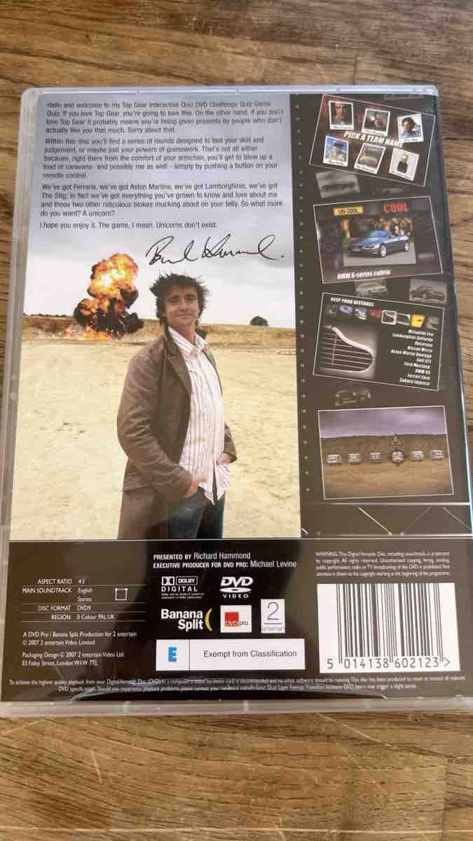 Alle DVDs: Richard Hammond's Top Gear Interactive Challenge DVD – Gebraucht aus Lugano von bad_2t9b 1