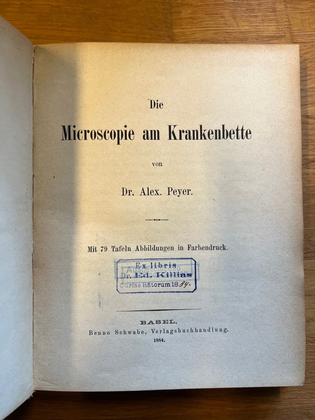 Libri: Die Microscopie am Krankenbette 1884 – Usato da Laufen venduto da Nuria44 2