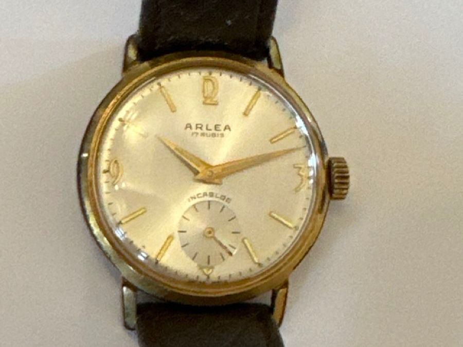Elegante Arlea Vintage Herrenuhr - Handaufzug, guter Zustand (Gebraucht ...