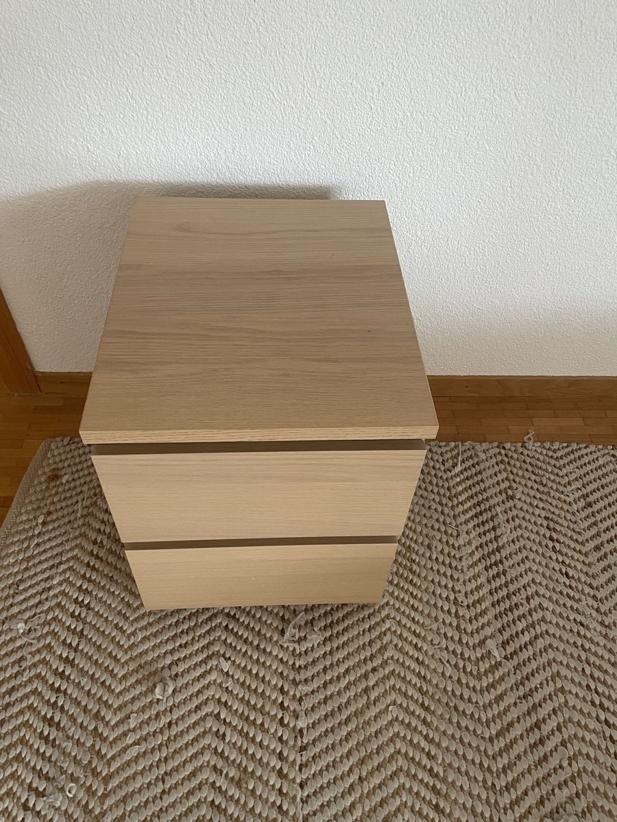 Ikea Nachttische: IKEA Malm Kommode Eichenfurnier – Gebraucht aus Erlinsbach von fra_8xmk 3