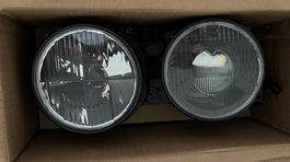 BMW E30 Schwarze Scheinwerfer - NUR FAHRERSEITE