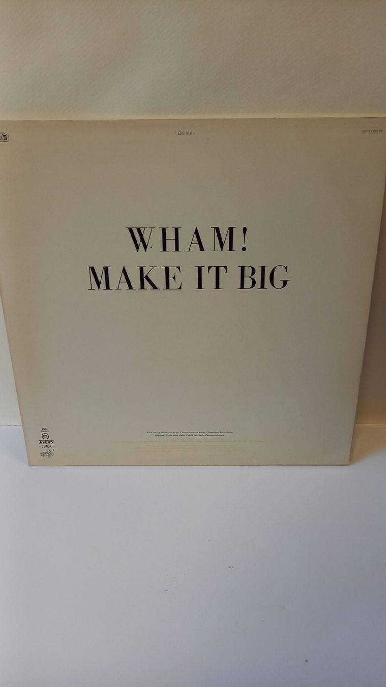 Dischi in vinile: WHAM Make It Big LP Vinyl gebraucht – Usato da St. Gallen venduto da Bir_Rer 1