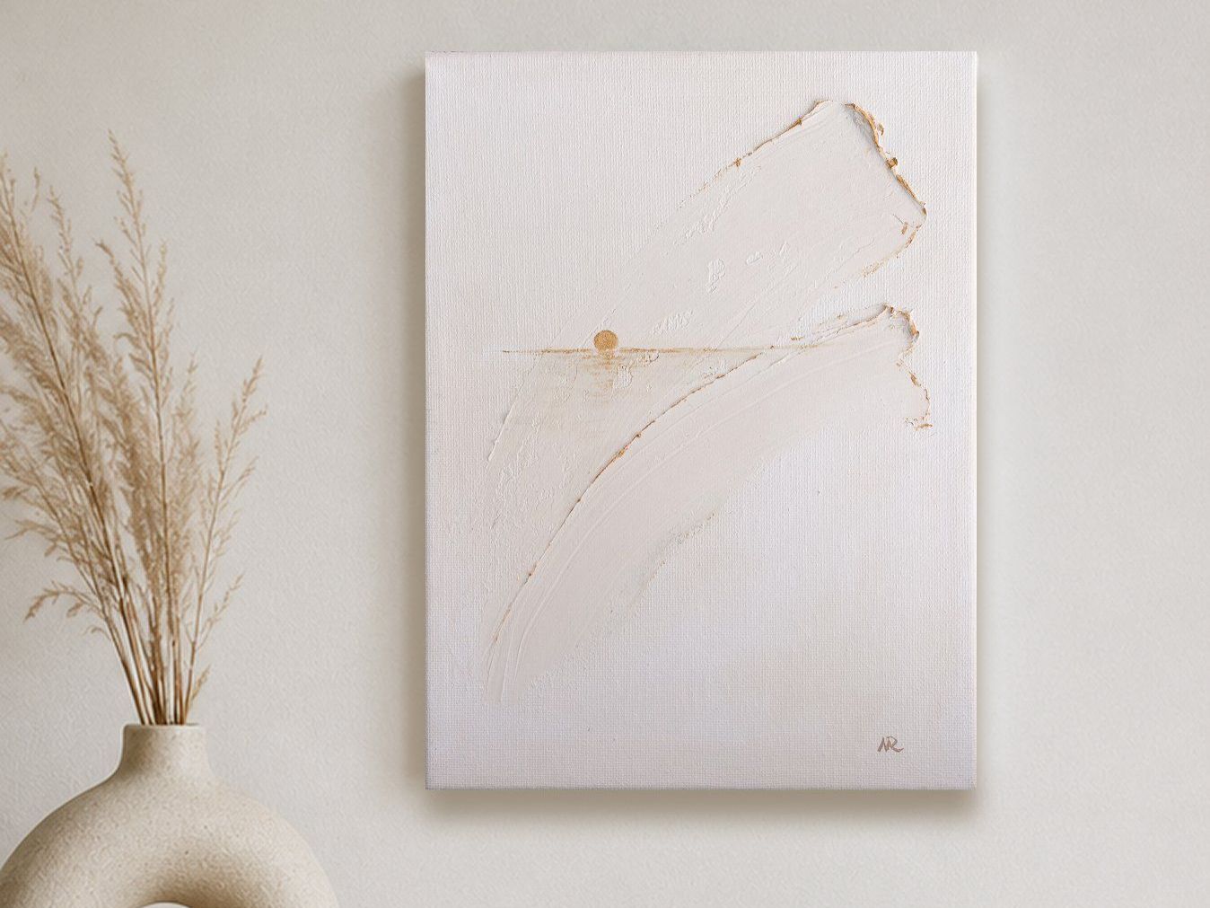Gemälde: Original Acrylbild Silent Horizon – Gebraucht aus Boll von NRie