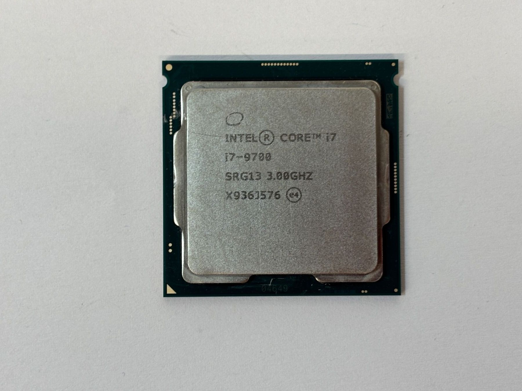 Intel Elektronikbauteile: CPU Intel Core i7-9700, 12 MB Cache, 4.70 GHz – Gebraucht aus Lachen SZ von alcom-electronics