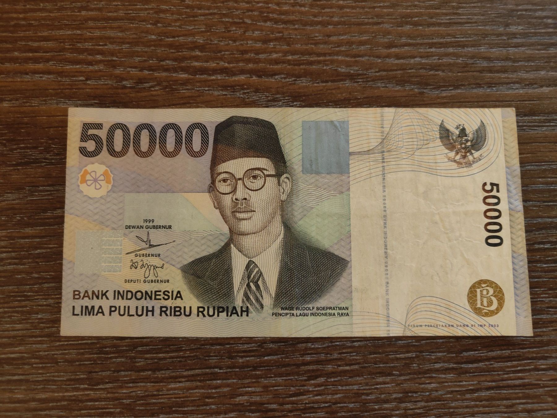 Banconote: Indonesien 50'000 Rupiah 2003 !!!!! – Usato da Flaach venduto da Lonzo99