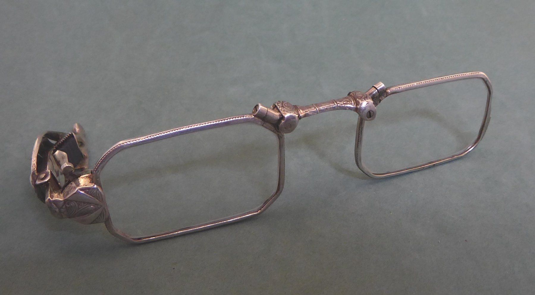 Occhiali & Lenti: Lorgnon, 835 Silber mit Markasiten um 1935 – Usato da Muri AG venduto da silvermouse007