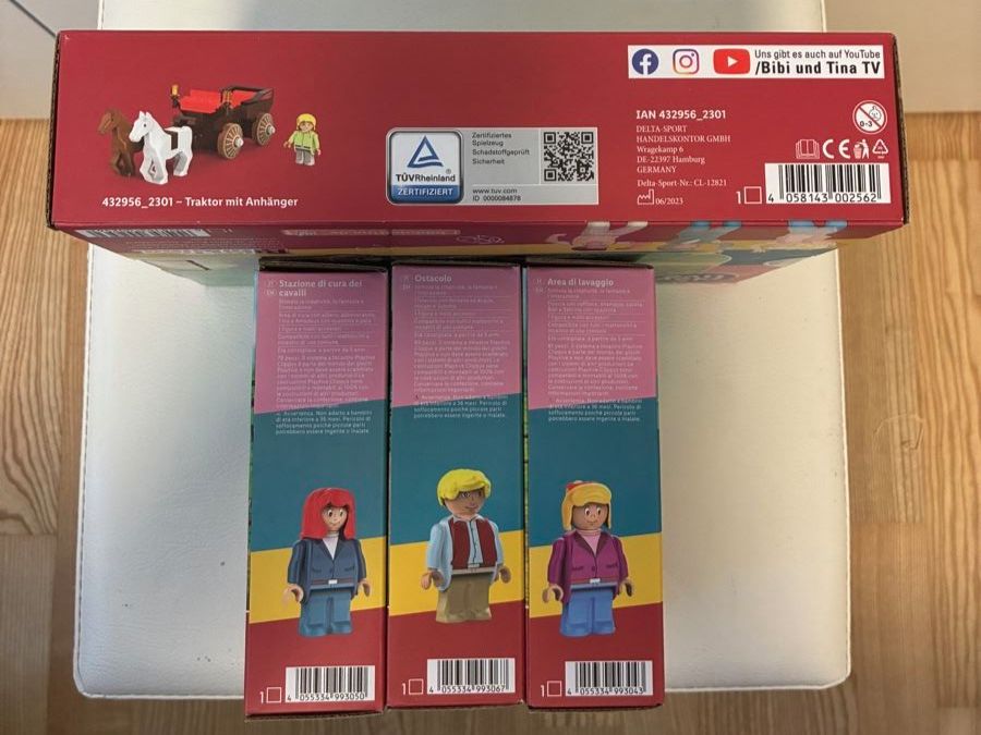 Kit di costruzioni: 4 Bibi & Tina Playtive Klemmbausteine Sets: Kutsche etc. – Nuovo e nell'imballaggio originale da Zürich venduto da m7lx 2