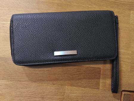Damen Portemonnaie / Clutch - Schwarz, Neuwertig!