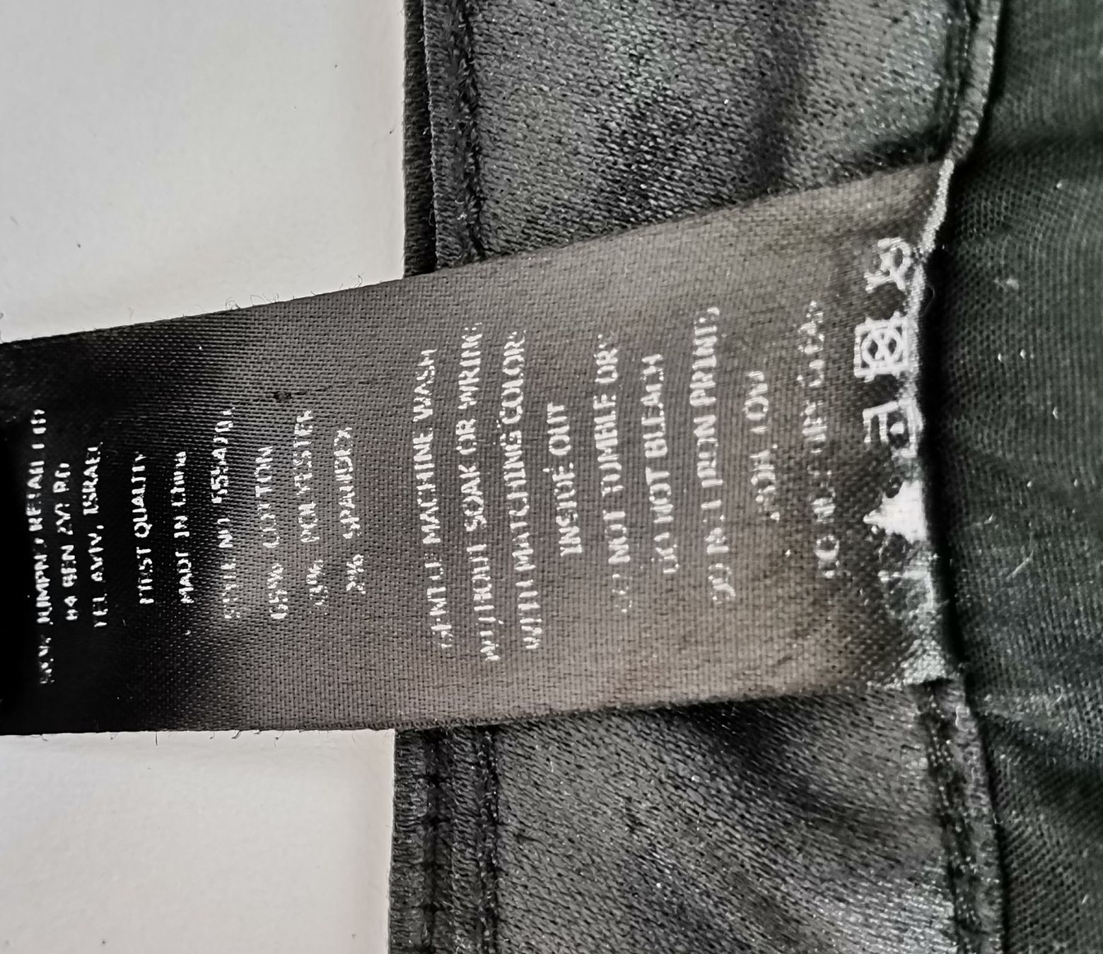 Gonne: JUMP JEANS Stretch-Rock Schwarz/Grau gestreift – Usato da Schaffhausen venduto da Restwert_SH 8