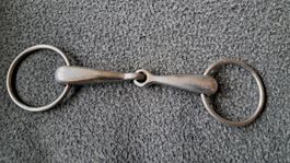 Trensengebiss einfach gebrochen ca. 18.5 cm