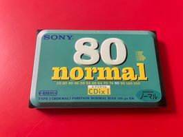 SONY CDixI 80 NORMAL seltenes Audio-Tape im Originalzustand!