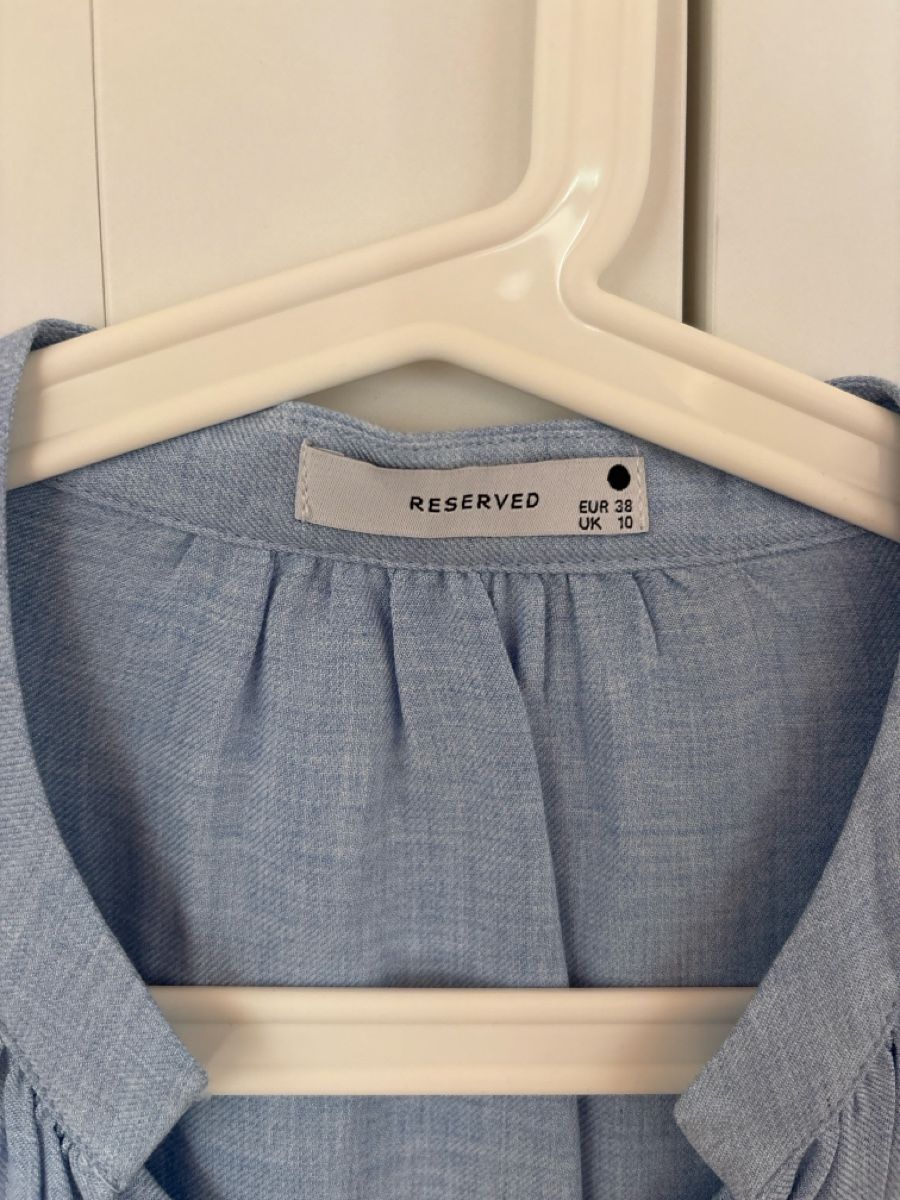 Camicette: Light Blue Button-Up Shirt | Size 38 | New! – Nuovo (secondo la descrizione) da Regensdorf venduto da heg_h8cq 3