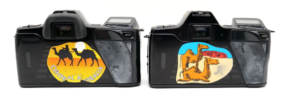 Minolta Fotocamera: Minolta Dynax 7000i doppelt Body SLR Kamera, ungetestet – Difettoso da Wäldi venduto da Diamola 2