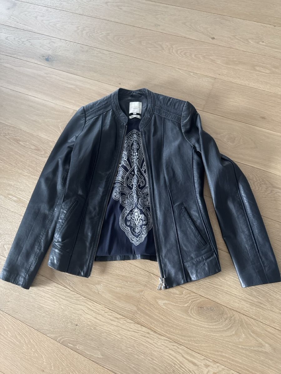 Giacche: Blaue Damen Lederjacke 36 – Usato da Nürensdorf venduto da Hlen