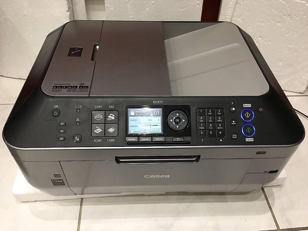 Canon Stampanti: Canon MX870 Multifunction Printer – Usato da Locarno venduto da Sa.chan