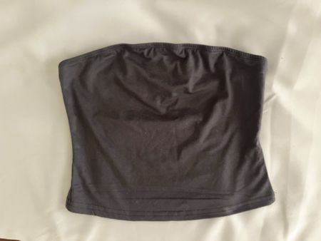 Damen Bustier Top Dunkelgrau Grösse S guter Zustand