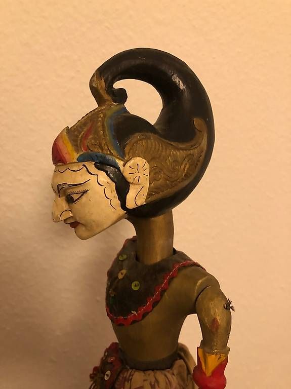 Puppen: Wayang Golek Stabpuppe aus Indonesien – Gebraucht aus Basel von Familymusic 4