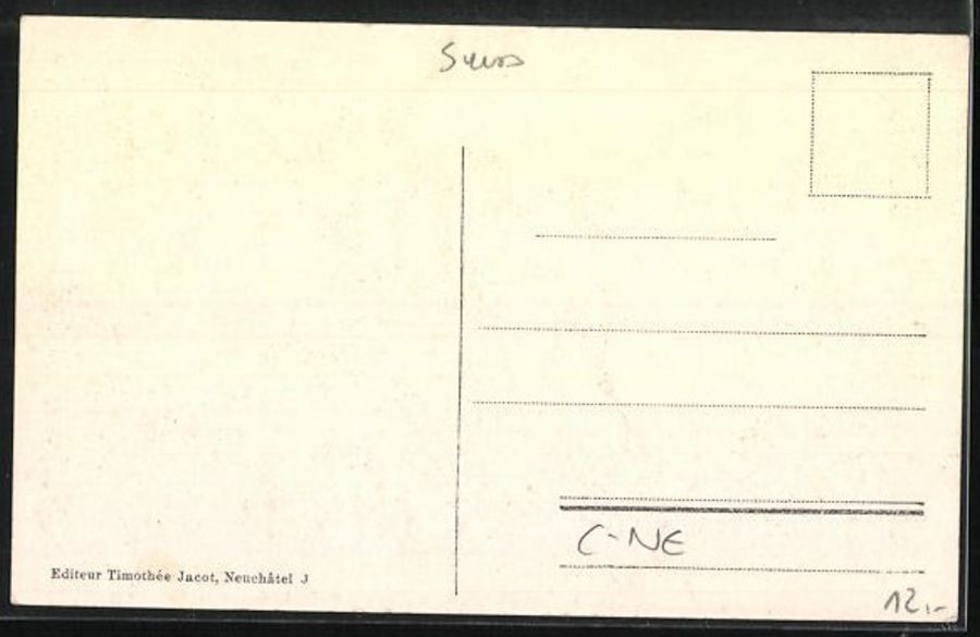 Cartoline postali: St-Sulpice, le Pensionnat Catholique, vers 1920 – Usato da Frauenfeld venduto da POML 1