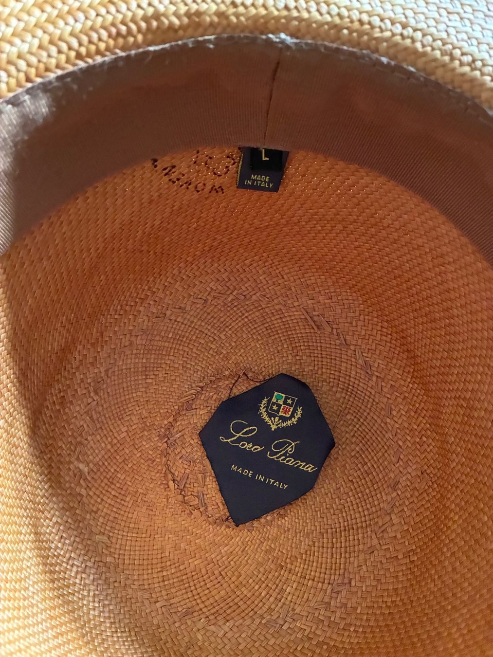 Loro Piana Copricapi, berretti & cappellini: Loro Piana Straw hat Gr. L – Nuovo e nell'imballaggio originale da Zürich venduto da DrODrMo 3