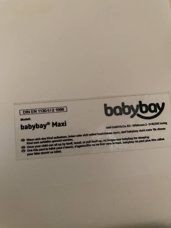 Babybay Letti: Beistellbett-Babybay Maxi – Usato da Kefikon ZH venduto da Klukka97 1