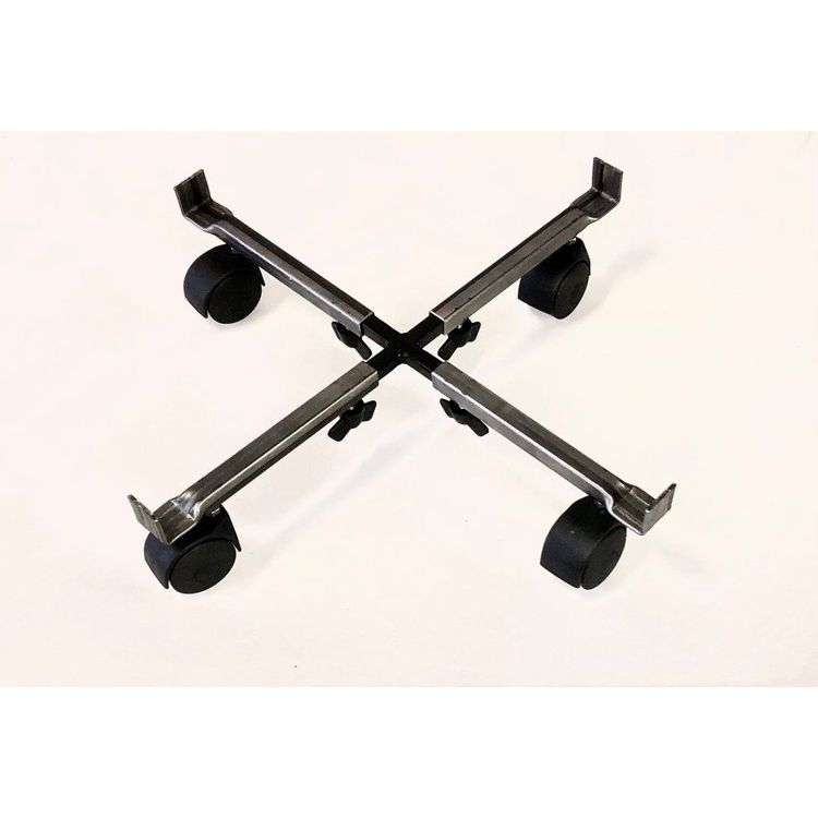 Déplaceur Lourd Silverline – Plateau 300 X 500 Mm, Capacité 150 Kg – 4 Roulettes Et Poignée – Patins Antidérapants EVA