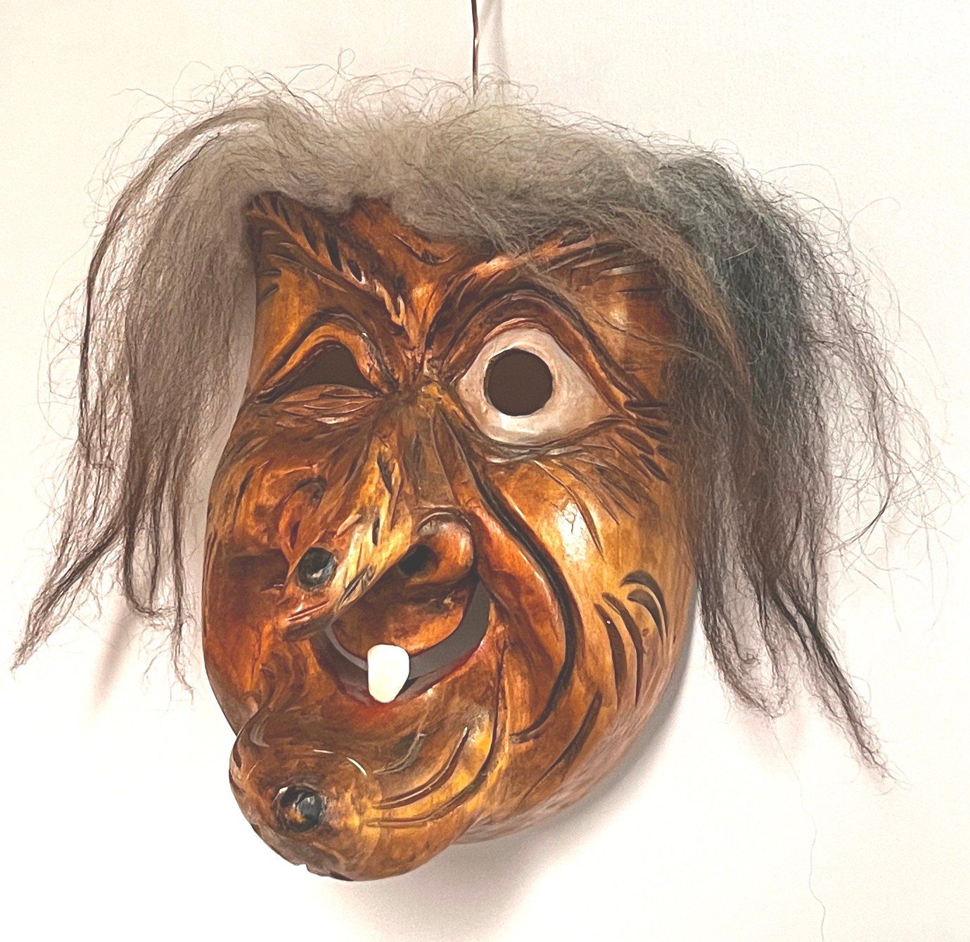 Maschere: Original Krienser Holz Tragmaske, Kriens – Usato da Obernau venduto da Wgnom