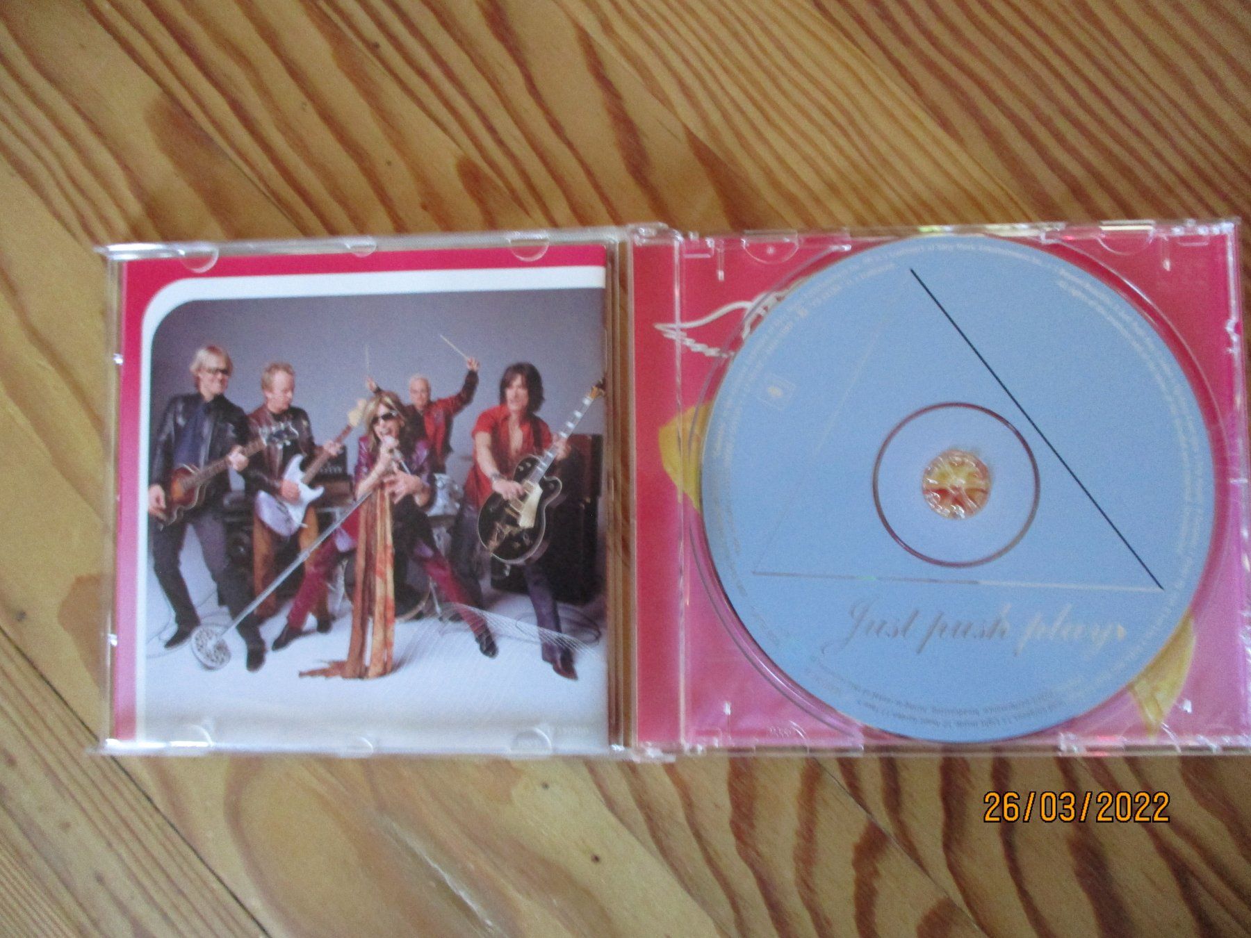 CD: Aerosmith --  Just Push Play – Usato da Liestal venduto da Disc-Point 1