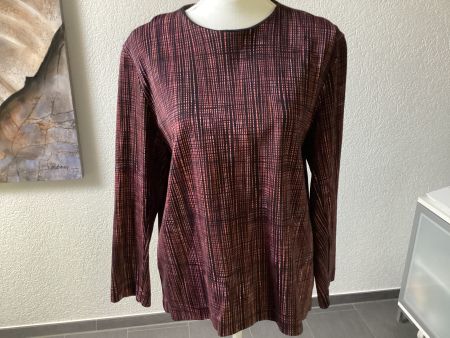 COS Bluse Damen Gr. M Rot gemustert sehr guter Zustand