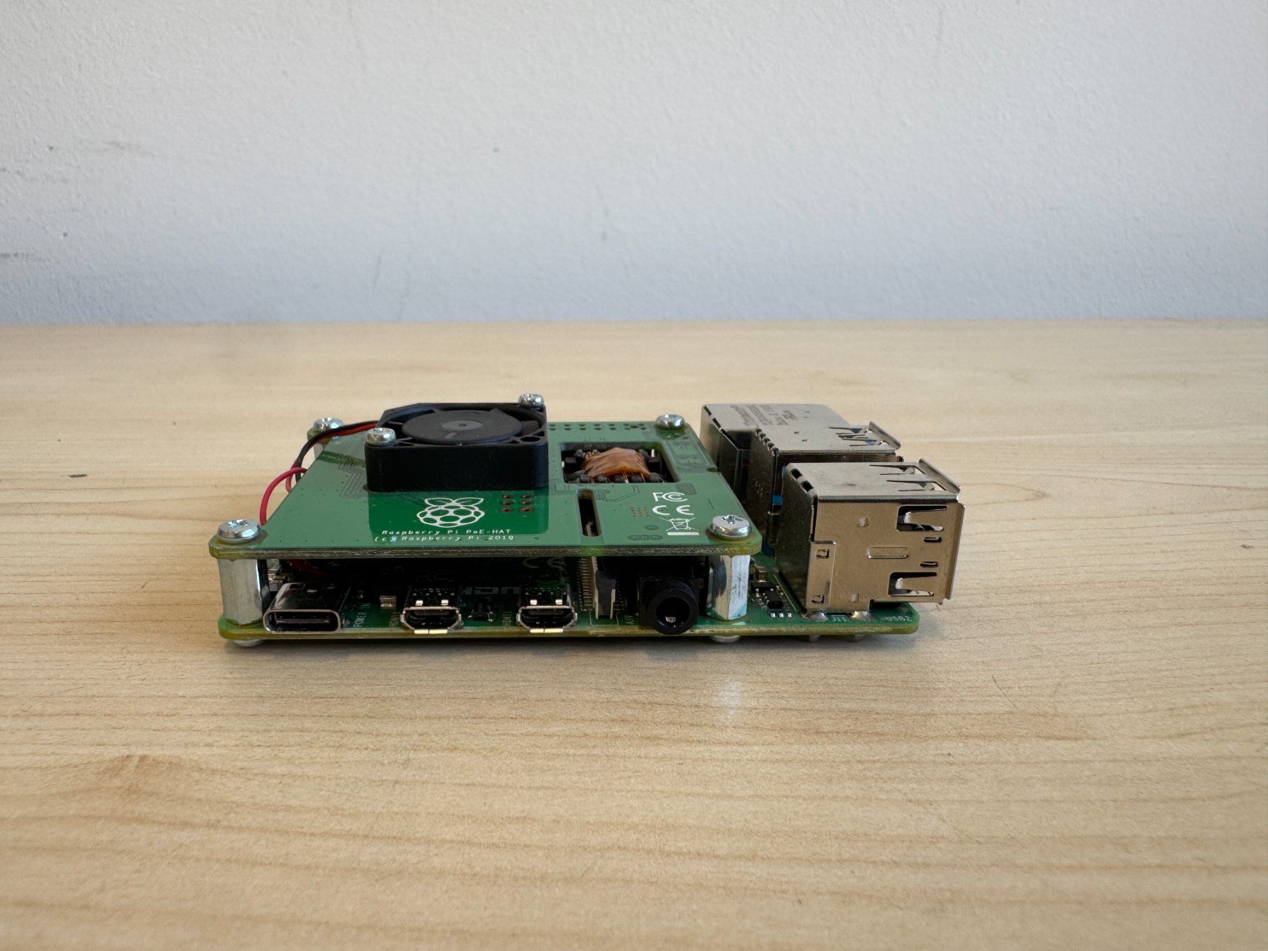 Raspberry Pi PCs: Raspberry PI Model 4B mit Pi PoE+ HAT – Gebraucht aus Vorderthal von ChrisD1 1