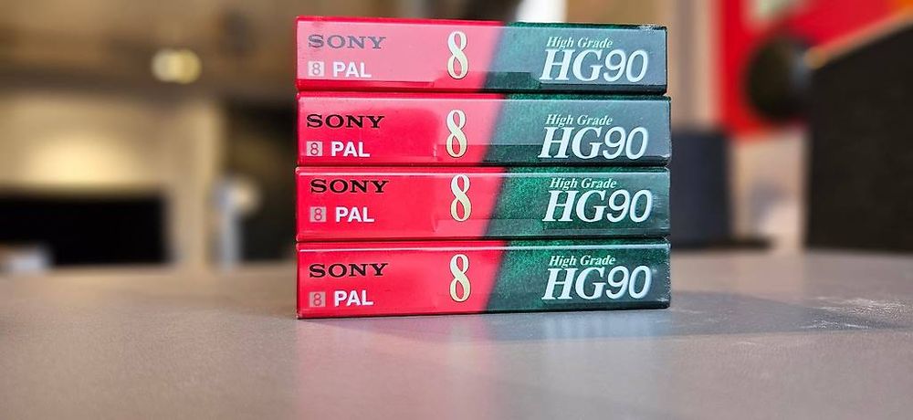 Lot De 7 Cassettes Video8 Sony P5-15mp – Neuves, Jamais Utilisées, Pro