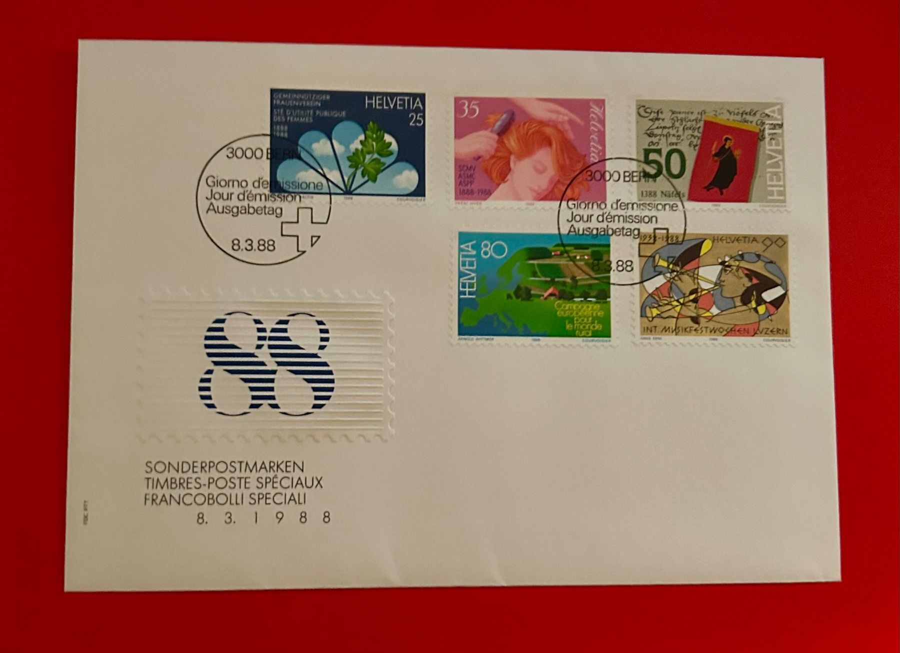 Tutti i francobolli: 3 FDC suisses – Usato da Petit-Lancy venduto da Pierre_le_voyageur 2