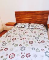 Baumwolle! Bettwäsche Set Leintuch + Kissenbezug x2 angenehm
