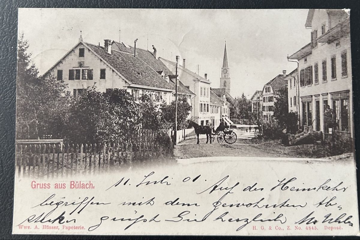 Ansichtskarten: Gruss aus Bülach  – Gebraucht aus Horw von Tellbub