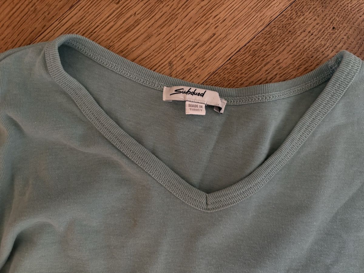 Top: Baumwolle Subdued Langarmshirt – Usato da Zürich venduto da ric_r96d 4