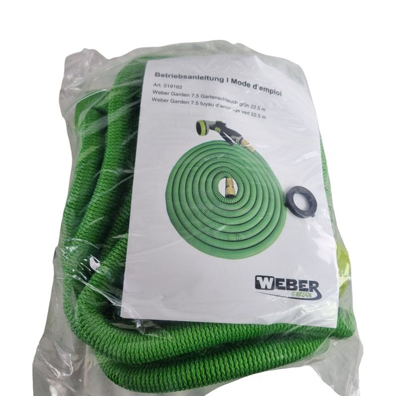Rohre & Schläuche: WEBER GARDEN Gartenschlauch 7.5 - 22.5 Meter – Neu (gemäss Beschreibung) aus Wangen b. Olten von Restwert_Wangen 2